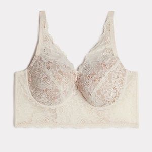 Elegant Lace Bralette in Cream